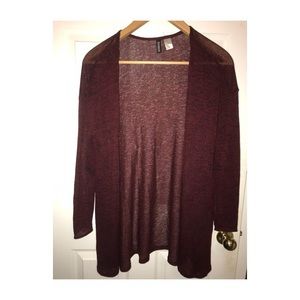 Maroon Cardigan